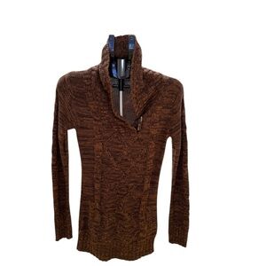 Brown Cable Knit Sweater